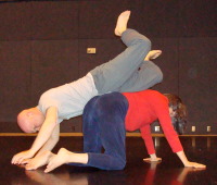 Contact Improv Dancers in Action