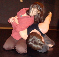 Contact Improv Dancers in Action