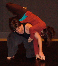 Contact Improv Dancers in Action