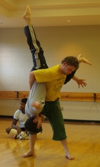 Contact Improv Dancers in Action