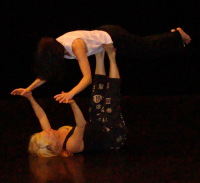 Contact Improv Dancers in Action